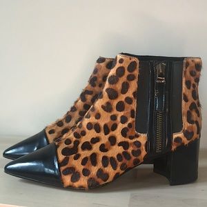Women’s Nine West Booties/ Size 6.5/Cheetah Print